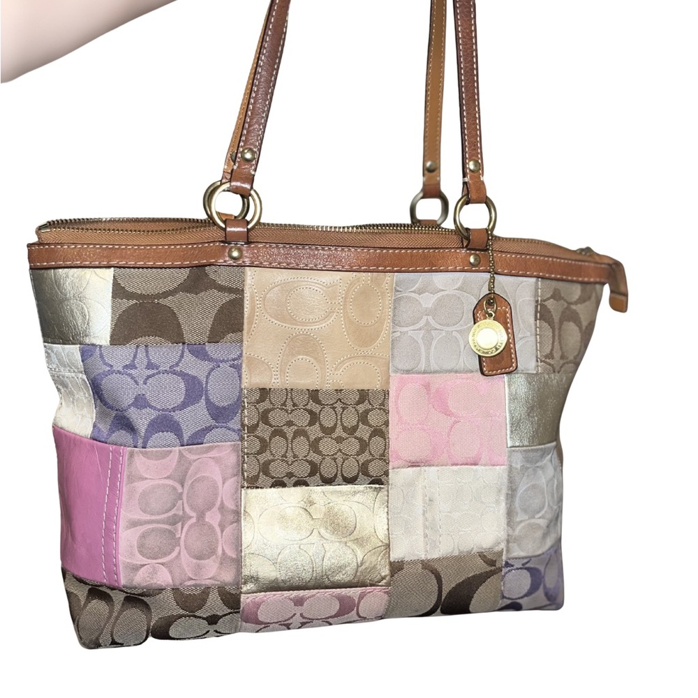 Rare Y2K Patchwork Coach Bag!